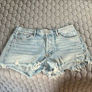 Agolde denim shorts